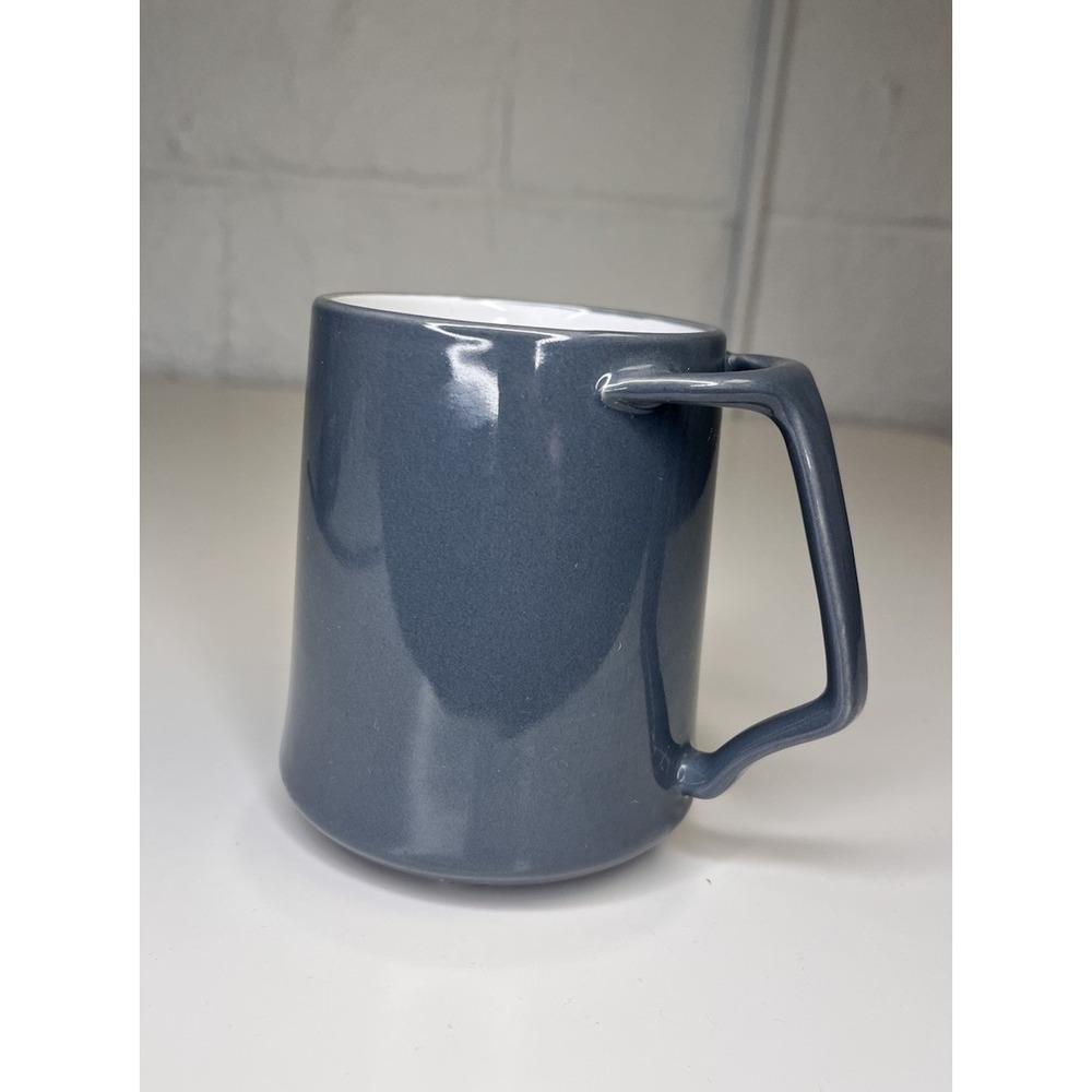 Dansk Kobenstyle Mug Slate Gray Blue MCM Denmark 2 Prong Handle Ceramic - Picture 7 of 10